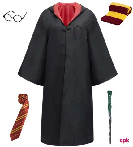 Buy the best Harry Potter costume for kids in Pakistan. Includes Gryffindor robe, glasses, wand, and tie. Fast delivery to Lahore, Karachi & Islamabad!