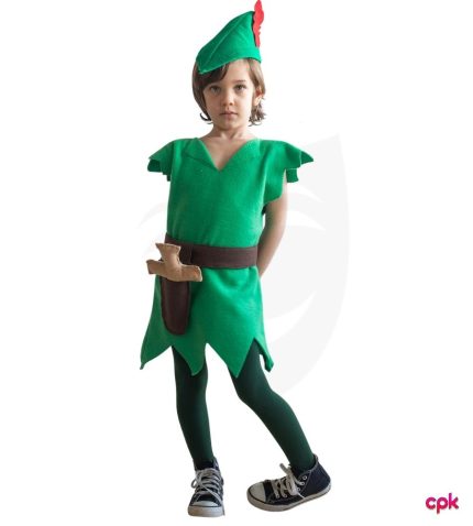 Shop the best Peter Pan costume for kids in Pakistan. Ideal for school fancy dress & book day. Includes green tunic, hat with red feather, and belt. Fast shipping nationwide!