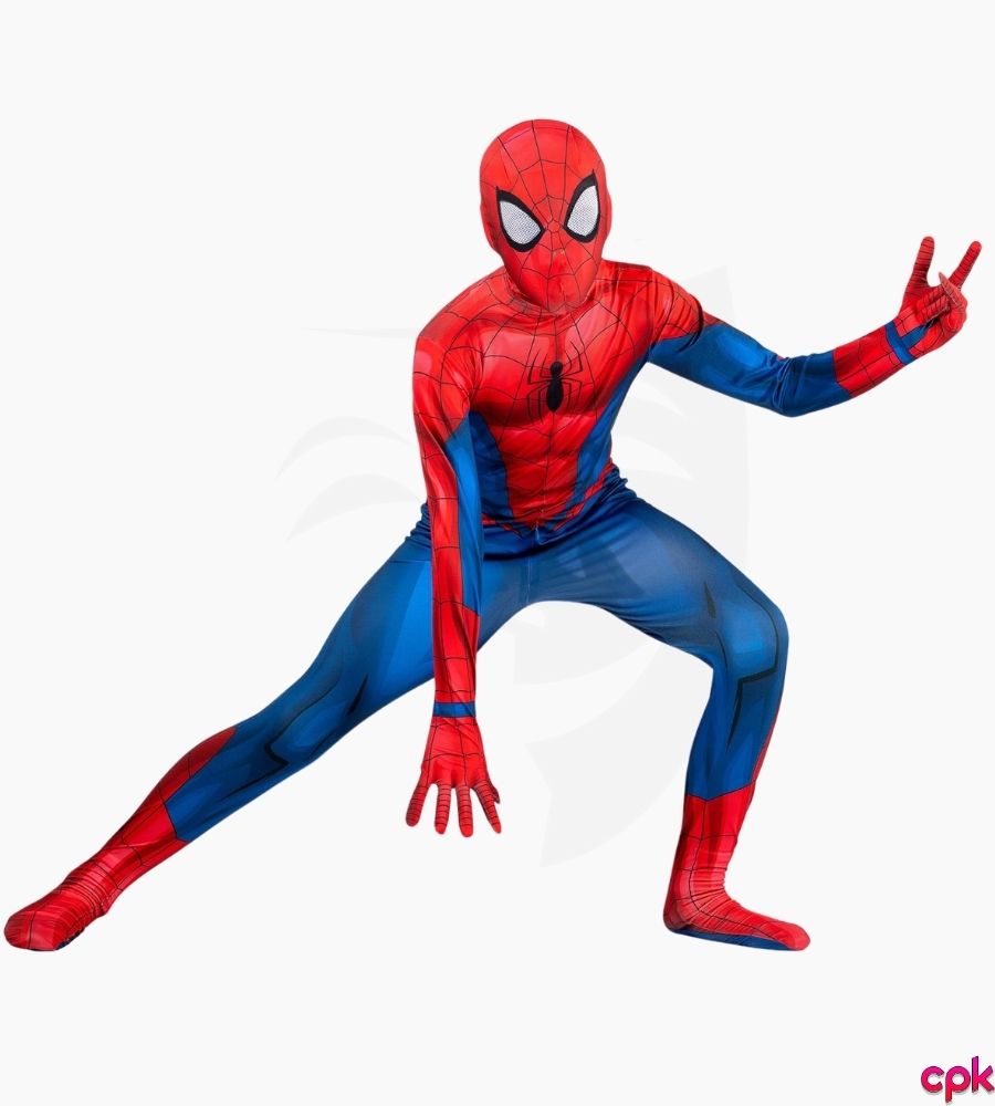 SPIDER MAN Child wearing a premium Spiderman Costume in Pakistan for a birthday party.