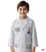 Scientist Costume for Kids Pakistan - White Lab Coat Fancy Dress for School Science Fair