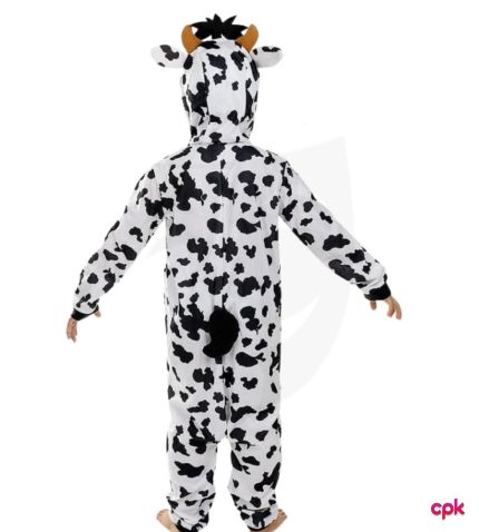 Adorable black and white cow costume for kids by costumes.pk