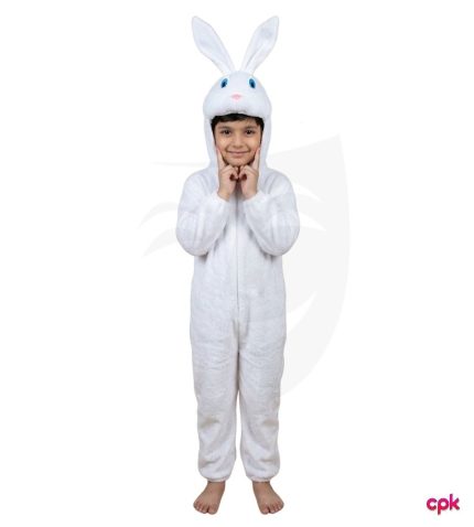 Cute white and pink plush Rabbit Costume For Kids in pakistan